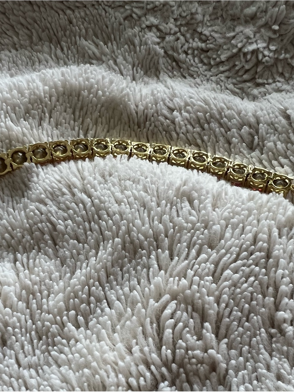 Park Lane Impression Bracelet Iridescent Coral Pink Stones like new gold finish - Picture 3 of 7